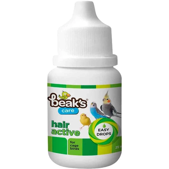 Beaks Hair Active Kuşlar İçin Vitamin 25 Ml ürün görseli 1