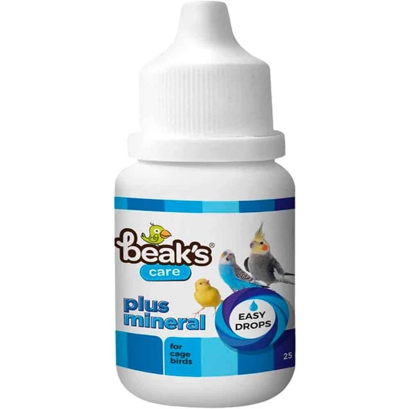 Beaks Plus Mineral Kuşlar İçin Vitamin 25 ml ürün görseli 1