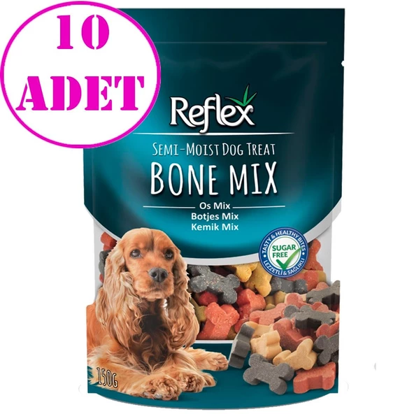 Reflex Bone Mix Yumuşak Köpek Ödülü 150gr 10 AD ürün görseli 1