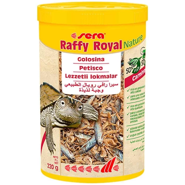 Sera Raffy Royal Nature Kaplumbağa Yemi 1000 ML ürün görseli 1