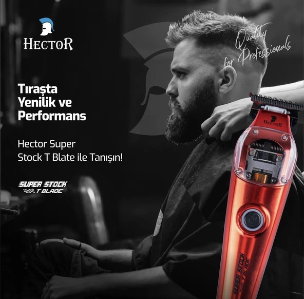 Hector Super Stock T Blade 11000 Devir Sıfırlama Tıraş Makinesi ürün görseli 1