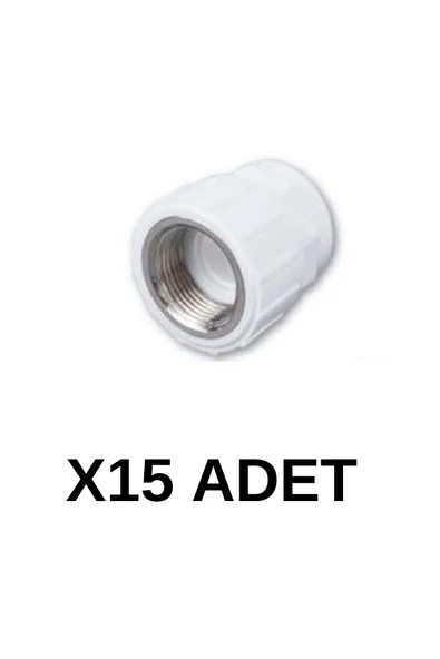 PPRC İç Dişli Nipel (Yuvarlak) 25 1/2 15 Adet ürün görseli 1