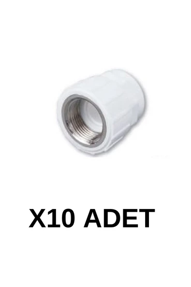 PPRC İç Dişli Nipel (Yuvarlak) 25 1/2 10 Adet ürün görseli 1