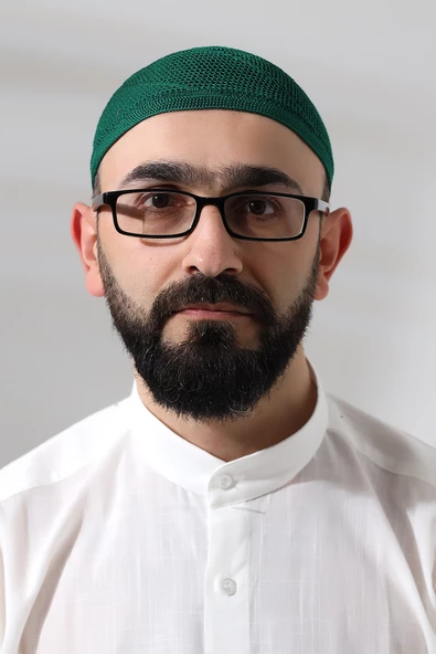 Yeşil Dantel Detaylı Örme Gold Namaz Takkesi - Resim 6
