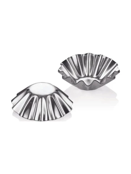 Baysa MKK01 Metal Kek Kalıbı 6'lı 8 cm ürün görseli 1