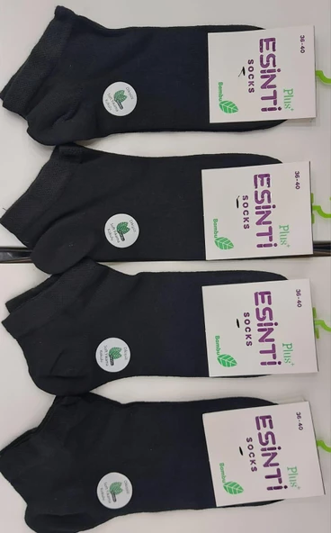 ESİNTİ BAYAN BAMBU PATİK ÇORAP 6 ADET ürün görseli 1