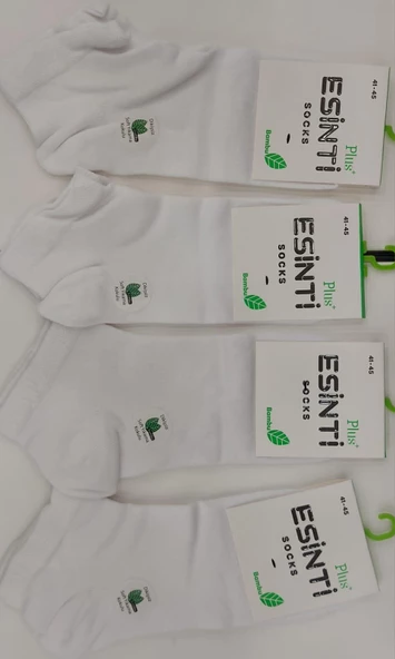ESİNTİ BAYAN BAMBU PATİK ÇORAP 12 ADET - Resim 3