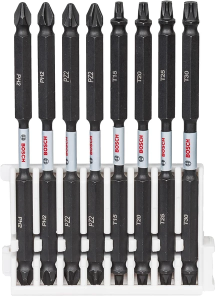 Bosch ImpactC Vidalama Çift Uç 110mm Set 8'li - 2608522346 ürün görseli 1