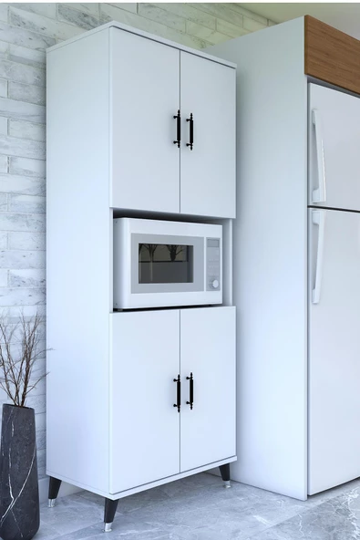 Çok Amaçlı Dolap, Fırın, Kiler, Banyo, Balkon Dolap (Büyük Boy Fırın Kabini) ürün görseli 1