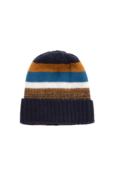 Peraluna MELODY BEANIE Çizgili Bere Triko Şapka - Multi - Resim 4