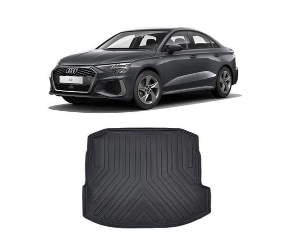 Rizline Audi A3 Sedan 2021 +  3D Bagaj Havuzu Siyah ürün görseli 1