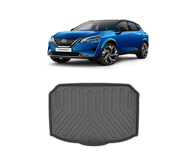 Rizline Nissan Qashqai 2022 ve  Sonrası Alt Konum  3D Bagaj Havuzu Siyah ürün görseli 1