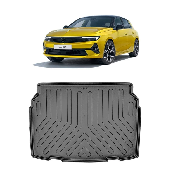 Rizline Opel Astra L 2022 Sonrası Alt Konum   3D Bagaj Havuzu ürün görseli 1