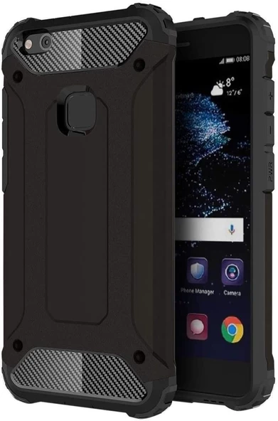 Huawei P10 Lite Silikon Armor Hybrid Zırh Kılıf ürün görseli 1