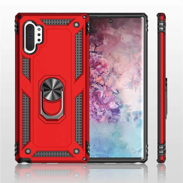 Galaxy Note 10 Plus Vega Armor Silikon Zırh Kılıf - Resim 5