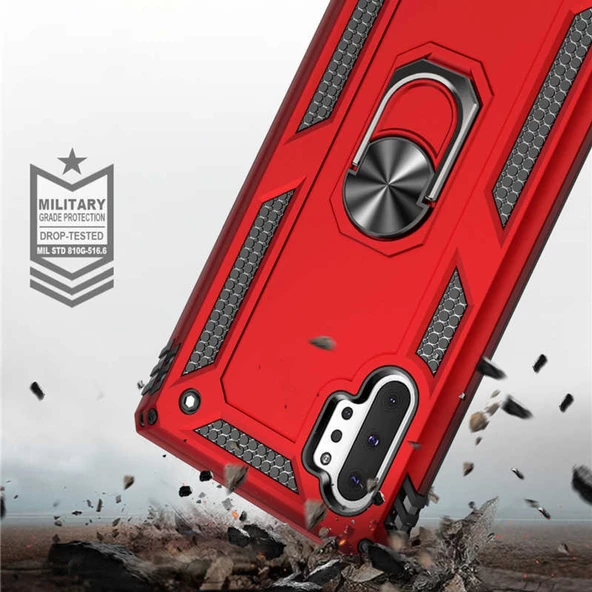 Galaxy Note 10 Plus Vega Armor Silikon Zırh Kılıf - Resim 7