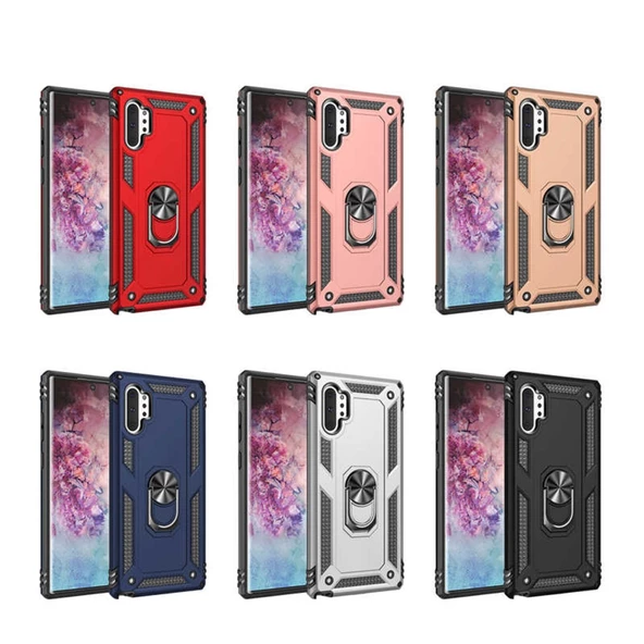 Galaxy Note 10 Plus Vega Armor Silikon Zırh Kılıf - Resim 4
