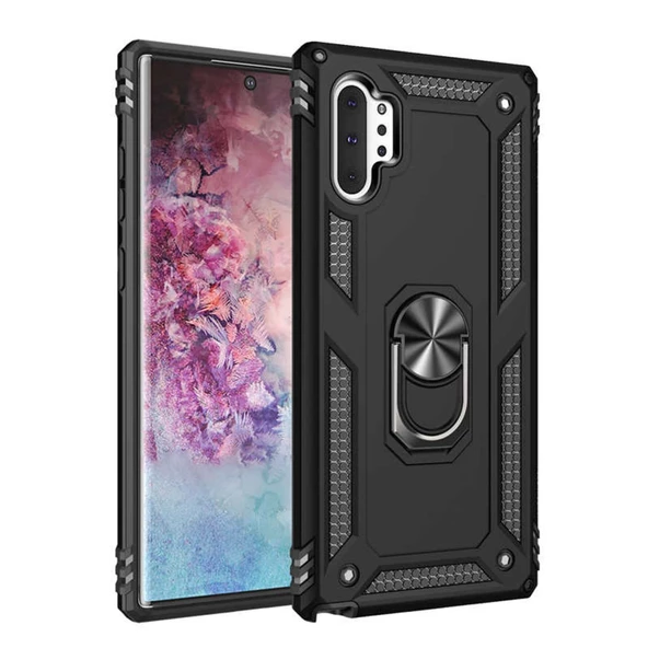 Galaxy Note 10 Plus Vega Armor Silikon Zırh Kılıf - Resim 9