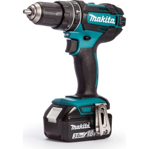 Makita DHP482RFE 18 Volt -3,0 Ah Lityum Akülü Darbeli Matkap Vidalama (Çift Akülü) ürün görseli 1