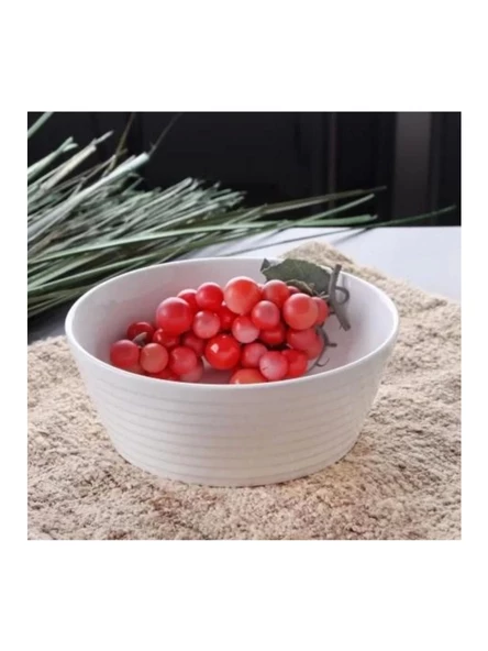 Gönül GNL3466 Beyaz Porselen Kase 20x7.5 cm ürün görseli 1