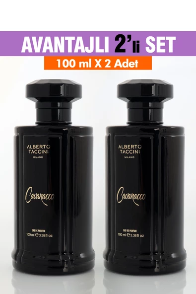 2'Li Set Alberto Taccini CAVANACCO Erkek Parfümü - 100 ml ürün görseli 1
