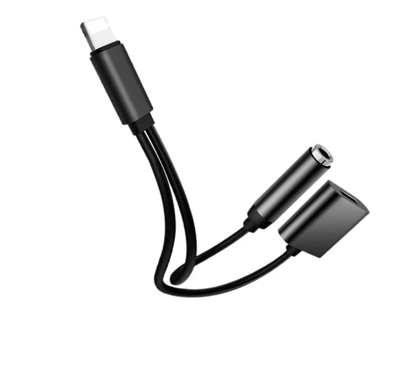 Shoamı SH016 3 İn 1 Lightning Aux 3.5 Mm Kulaklık Ve Şarj Çevirici ürün görseli 1