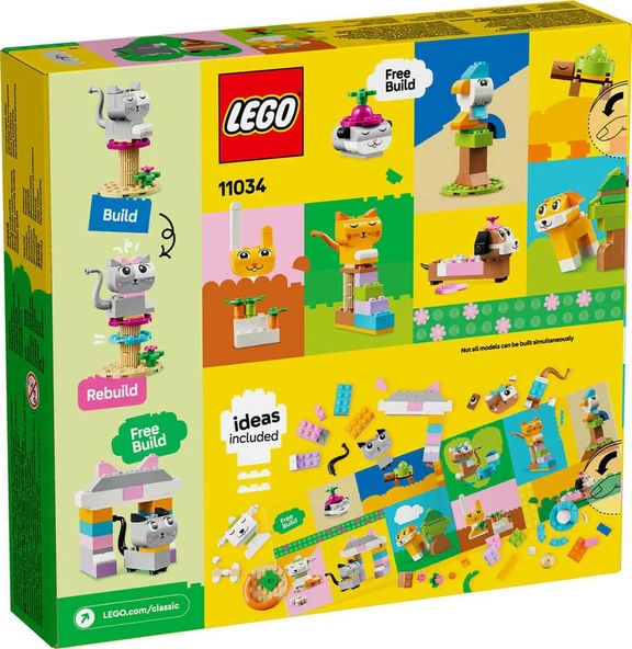 LEGO Classic 11034 Creative Pets - Resim 2