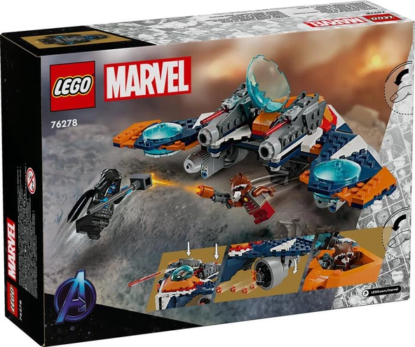 LEGO Super Heroes 76278 Rocket's Warbird vs. Ronan - Resim 2