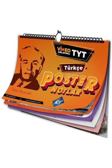 TYT Türkçe Poster Notlar KR Akademi Yayınları ürün görseli 1