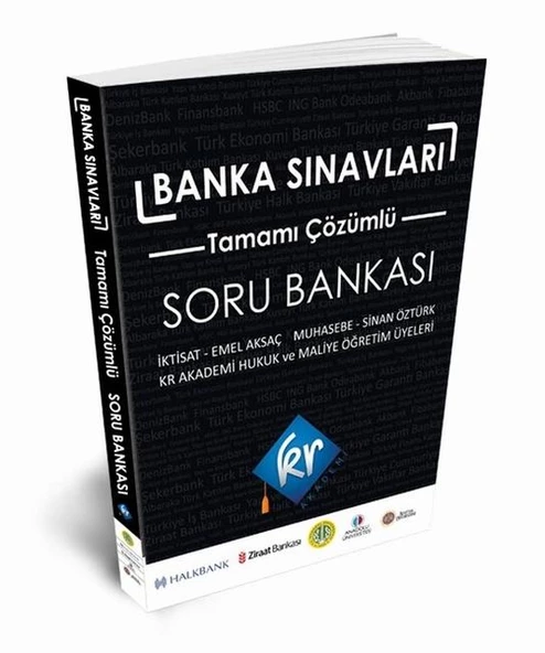 Banka Sınavları Çözümlü Soru Bankası KR Akademi Yayınları ürün görseli 1