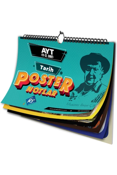AYT Tarih Poster Notlar KR Akademi Yayınları ürün görseli 1