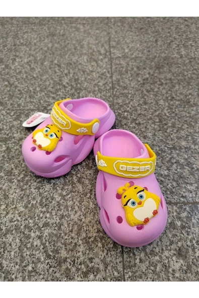 Gezer Kaydırmaz Taban Kız Çocuk Terlik Pembe ürün görseli 1