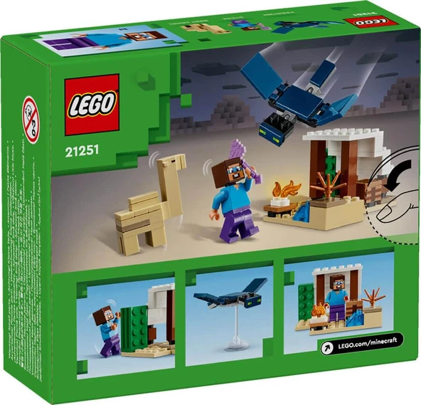 LEGO Minecraft 21251 Steve's Desert Expedition - Resim 2
