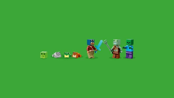 LEGO Minecraft 21256 The Frog House - Resim 4