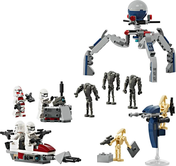 Lego Star Wars 75372 Clone Trooper And Battle Droid Battle Pack - Resim 3