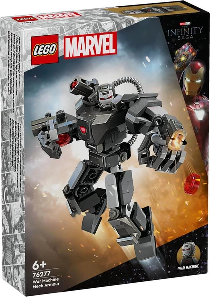 LEGO Super Heroes 76277 War Machine Mech Armor ürün görseli 1