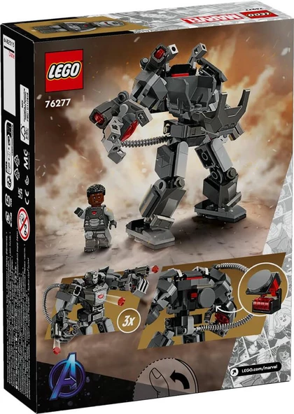 LEGO Super Heroes 76277 War Machine Mech Armor - Resim 2
