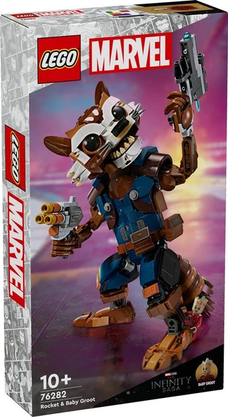 LEGO Super Heroes 76282 Rocket and Baby Groot ürün görseli 1