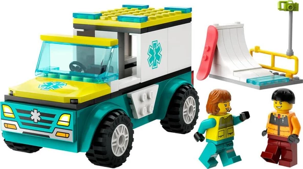LEGO City 60403 Emergency Ambulance - Resim 3