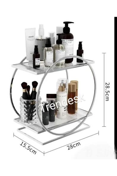 TRENDESK Makyaj Kozmetik Banyo standı Parfüm organizer ürün görseli 1