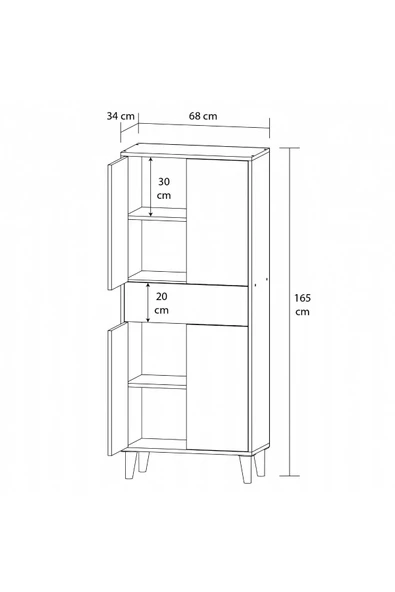 Mobilique Banyo Dolabı Efes - Resim 4