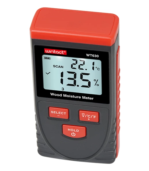 WINTACT WT630 Temassız Ahşap Kereste Nem Ölçer - Resim 3