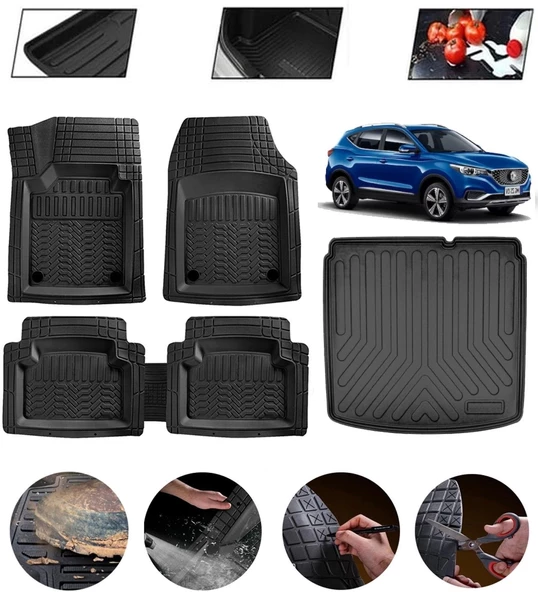 Mg Zs 2020-2026 Alt Uyumlu Paspas Araca Özel Bagaj Havuzu MBS Siyah ürün görseli 1