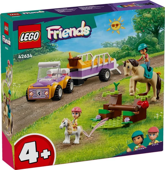 LEGO Friends 42634 Horse and Pony Trailer ürün görseli 1