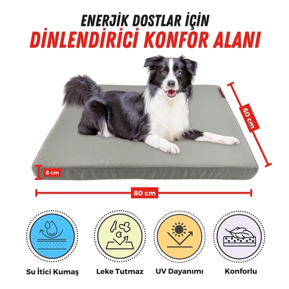 XPERMATE Patiminder Köpek Yatağı Büyük Irk Köpek Yatağı Büyük Köpek Yatakları  60x80cm ürün görseli 1