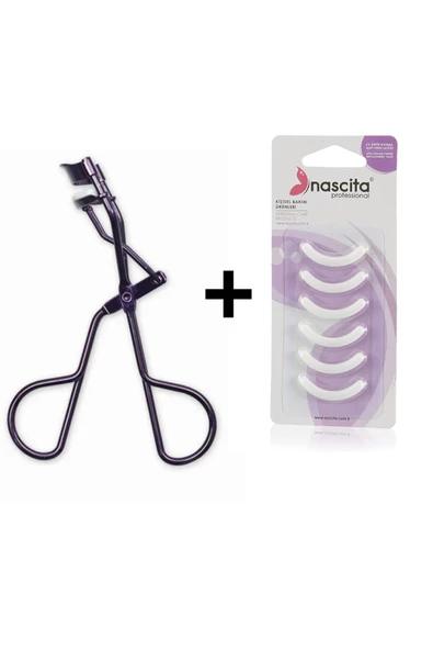 Nascita Kirpik Kıvırıcı Makas + 6 lı Yedek ürün görseli 1