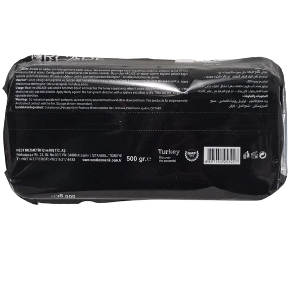 Arcade Siyah Kalıp Sir Ağda 500 ml - Resim 2