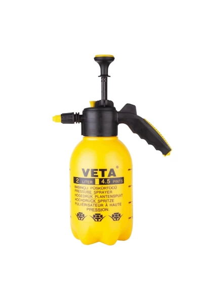 Veta Kalın Piston İlaçlama Pompası 2 Lt (Tahliyeli) - Resim 2
