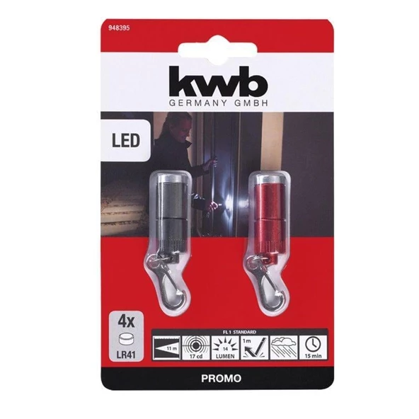 Kwb Led Fener 2 Pcs - 49948395 - Resim 3