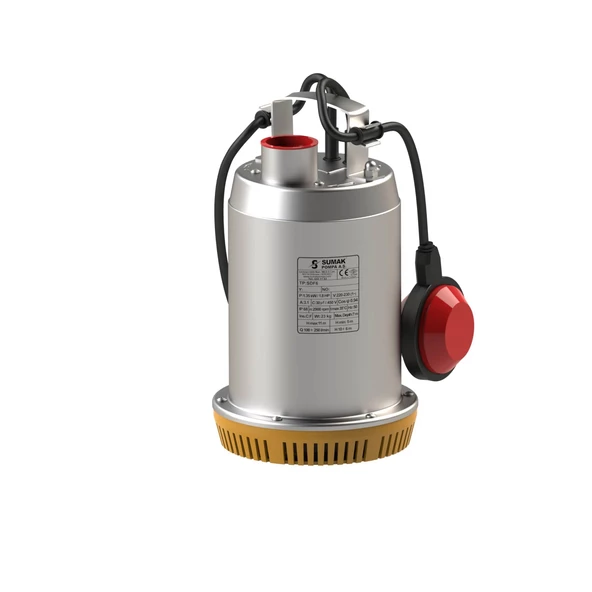 Sumak SDF6 0.5 Hp 220V Paslanmaz Gövdeli Drenaj Dalgıç Pompa ürün görseli 1
